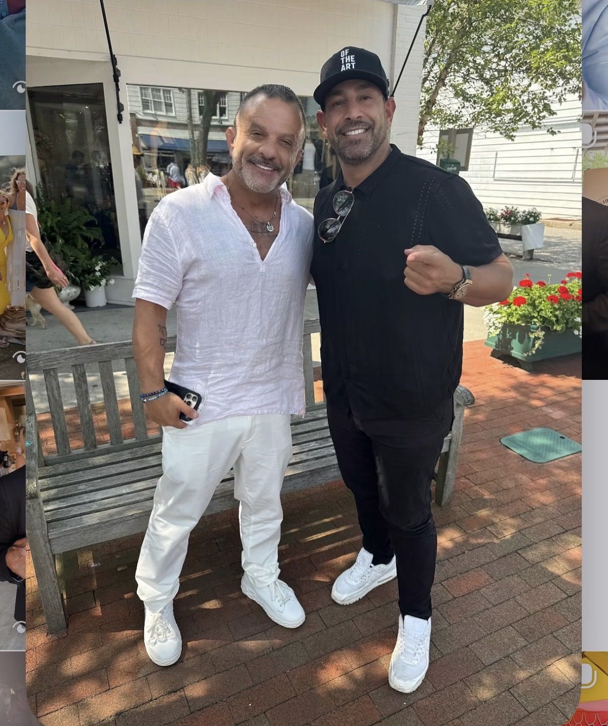 Richie Hosein with Adam Weitsman in Southampton