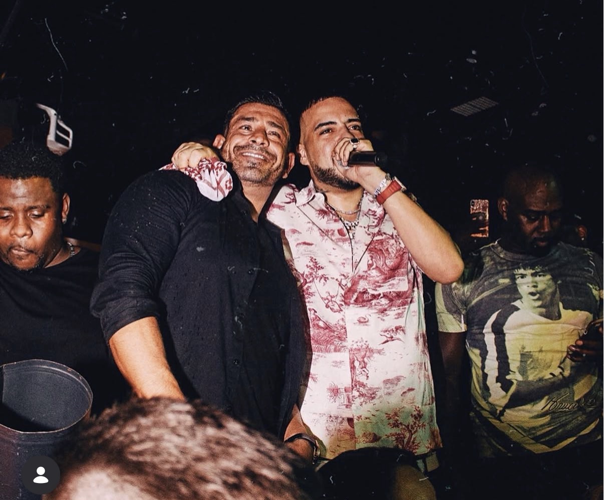 Richie Hosein with French Montana