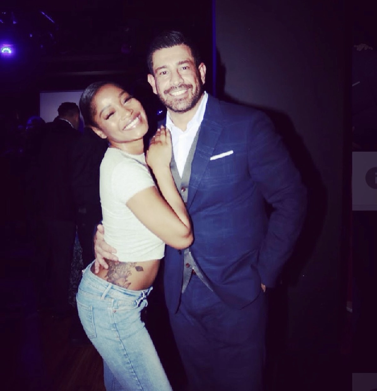 Richie Hosein with Keke Palmer