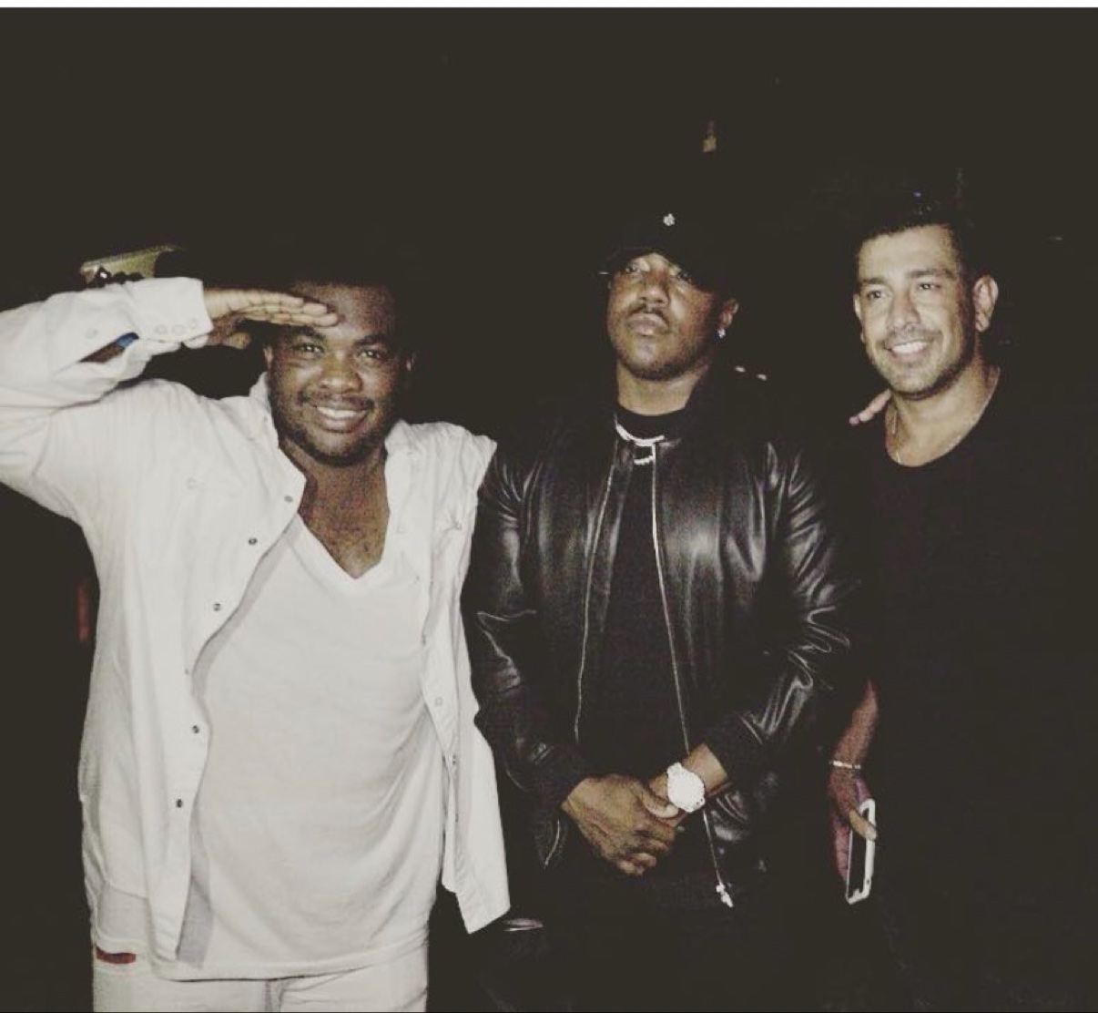 Richie Hosein with Mase and DJ Reach